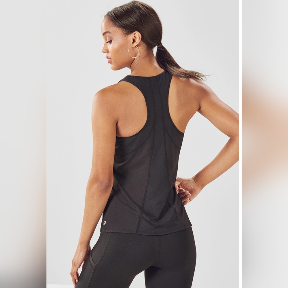 NWT Women's Fabletics REESE TANK Black Size 2x(20)